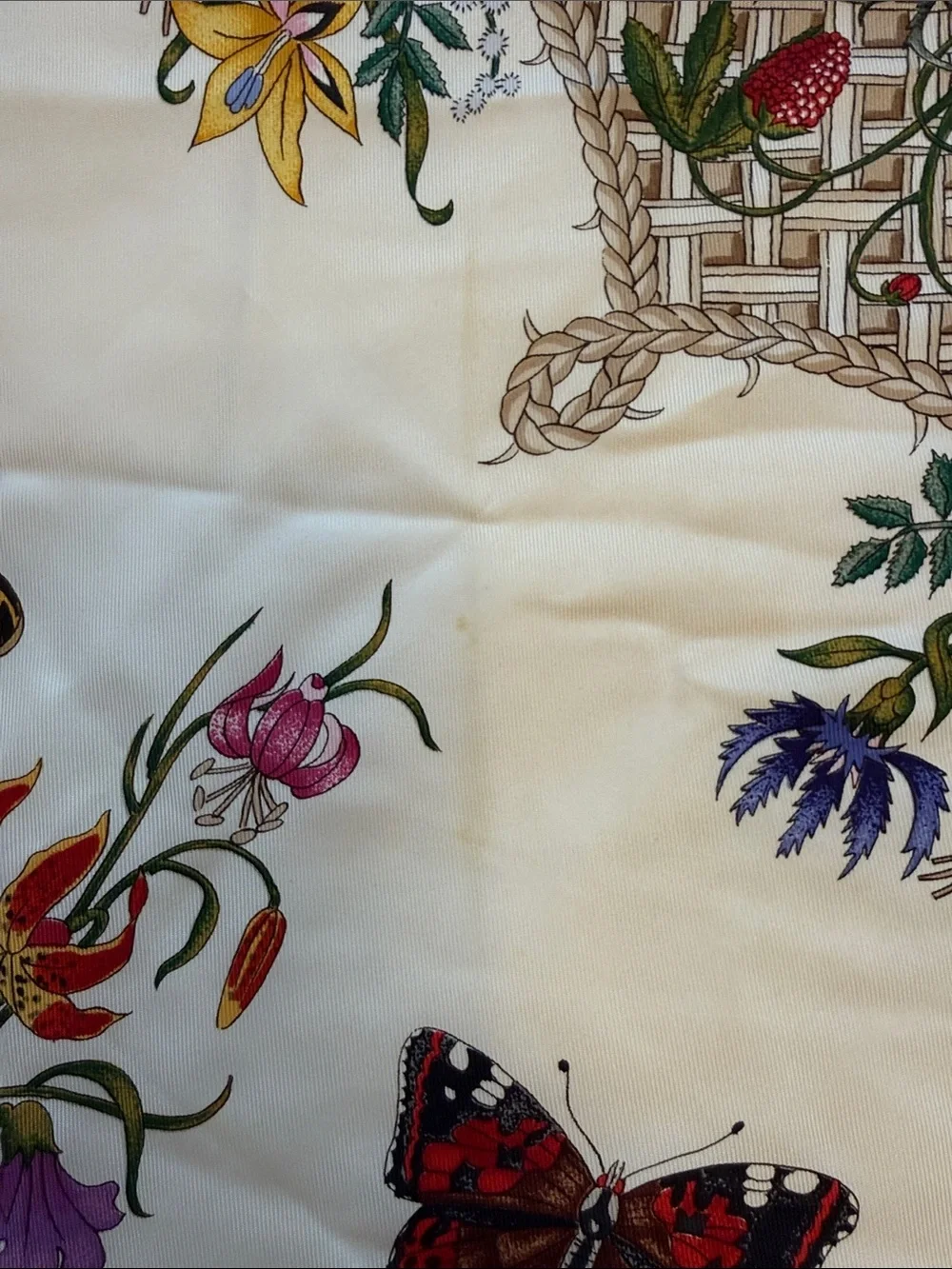 Gucci vintage silk